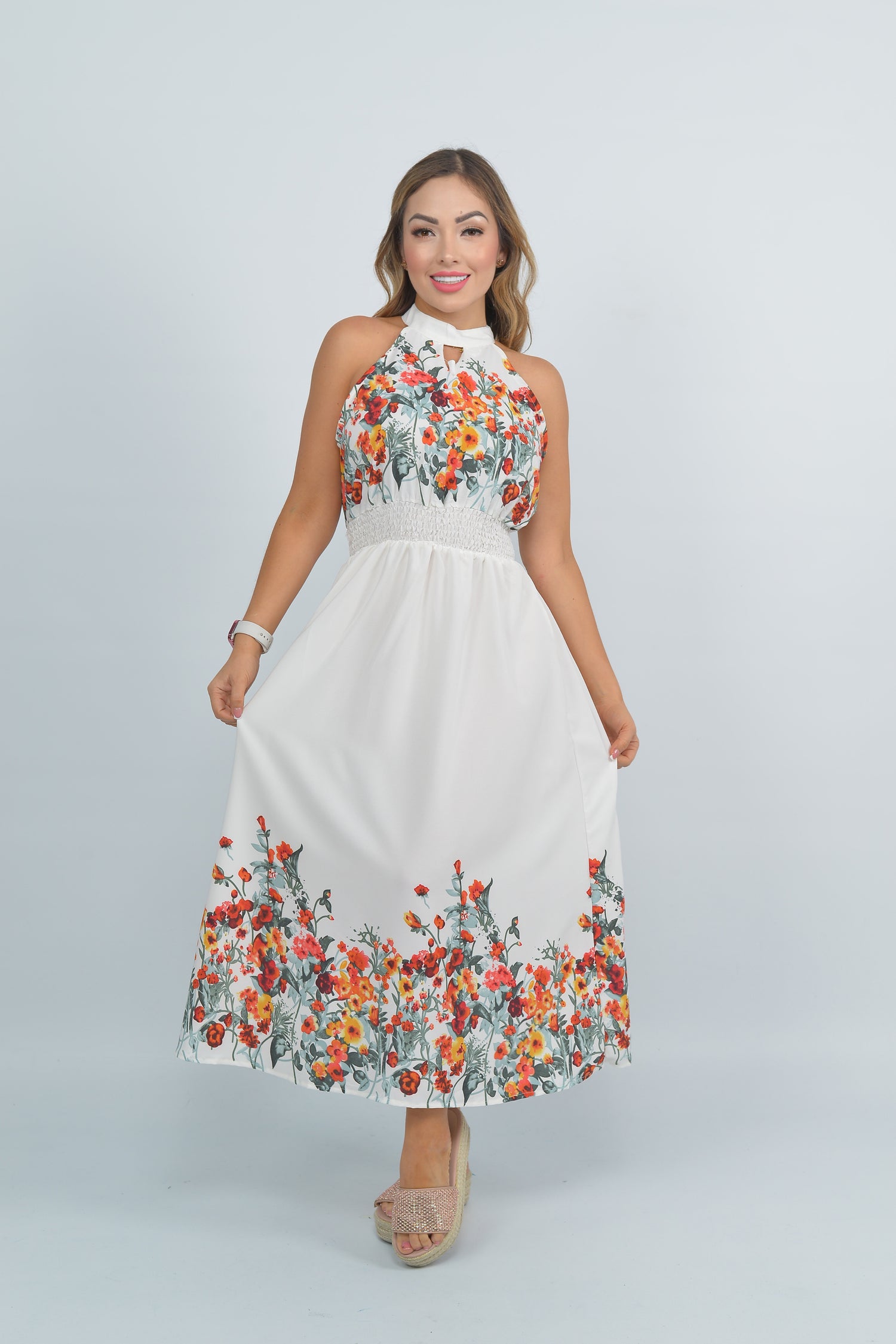 Vestido Campo Floral 	R617